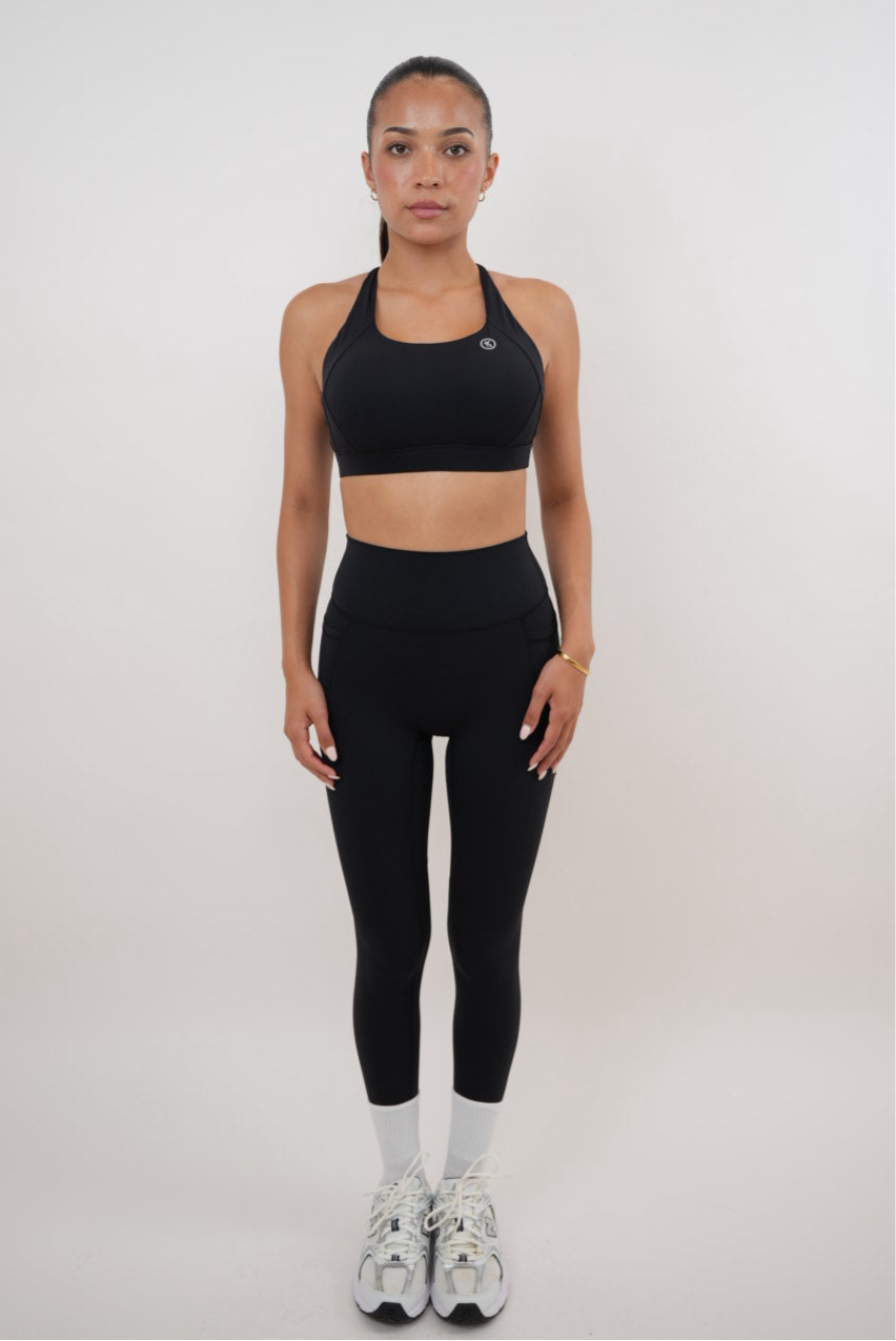 I Am Glowing Black Quick Dry Butter Soft Legging 1