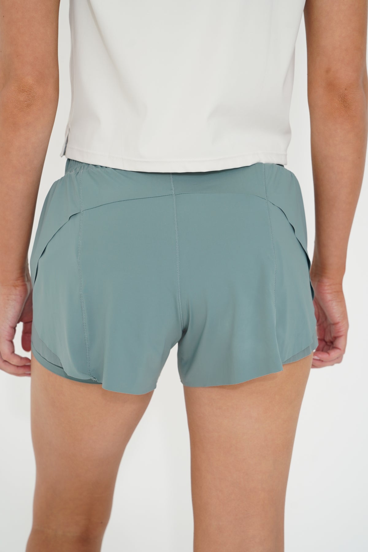 I Have Hope Mesh Trim Running Short in Green 4