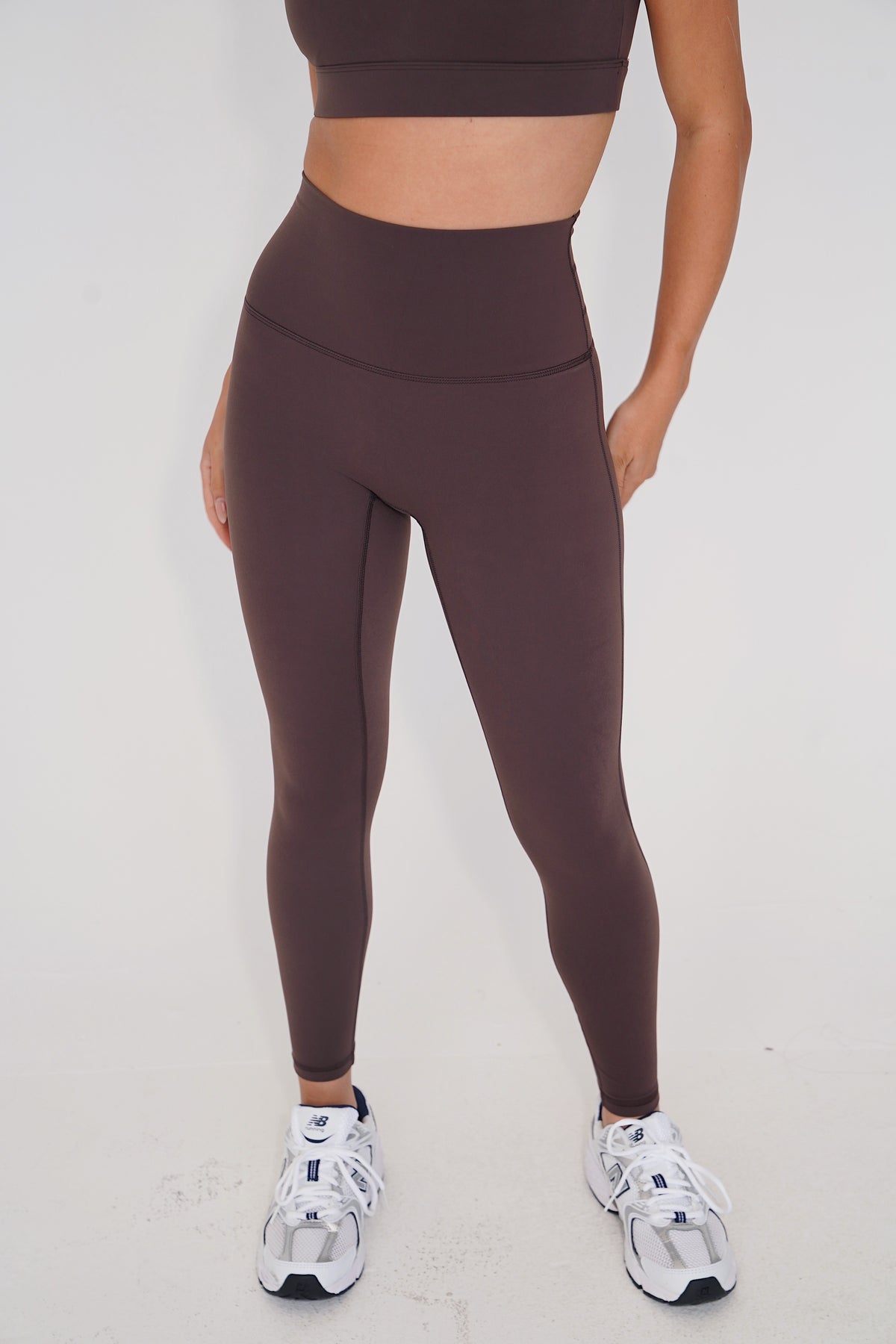 I am Beautifully Radiant Quick Dry Coffee Yoga Legging 5
