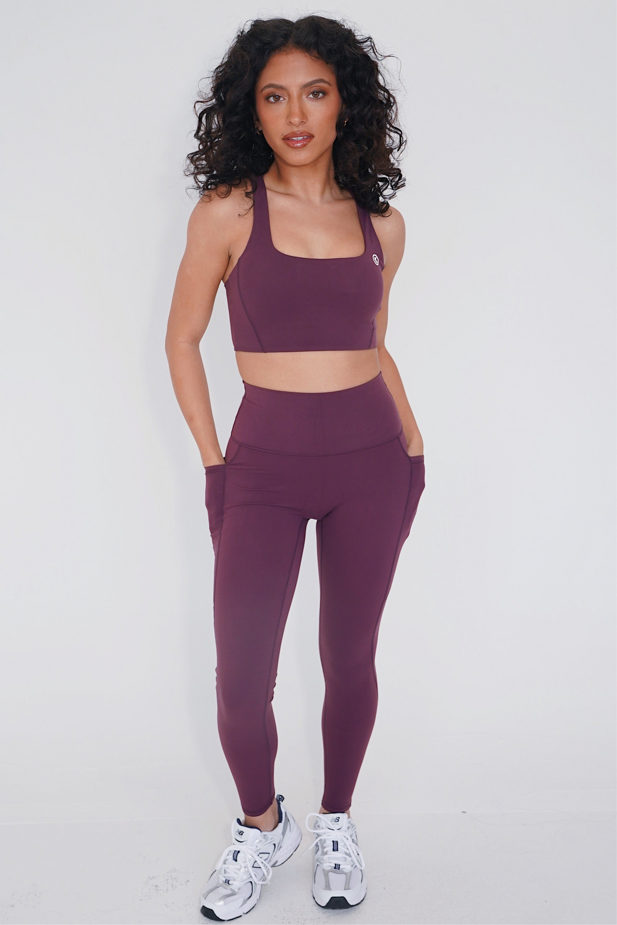 The More I Give, The More I Receive Chic Plum Legging 6