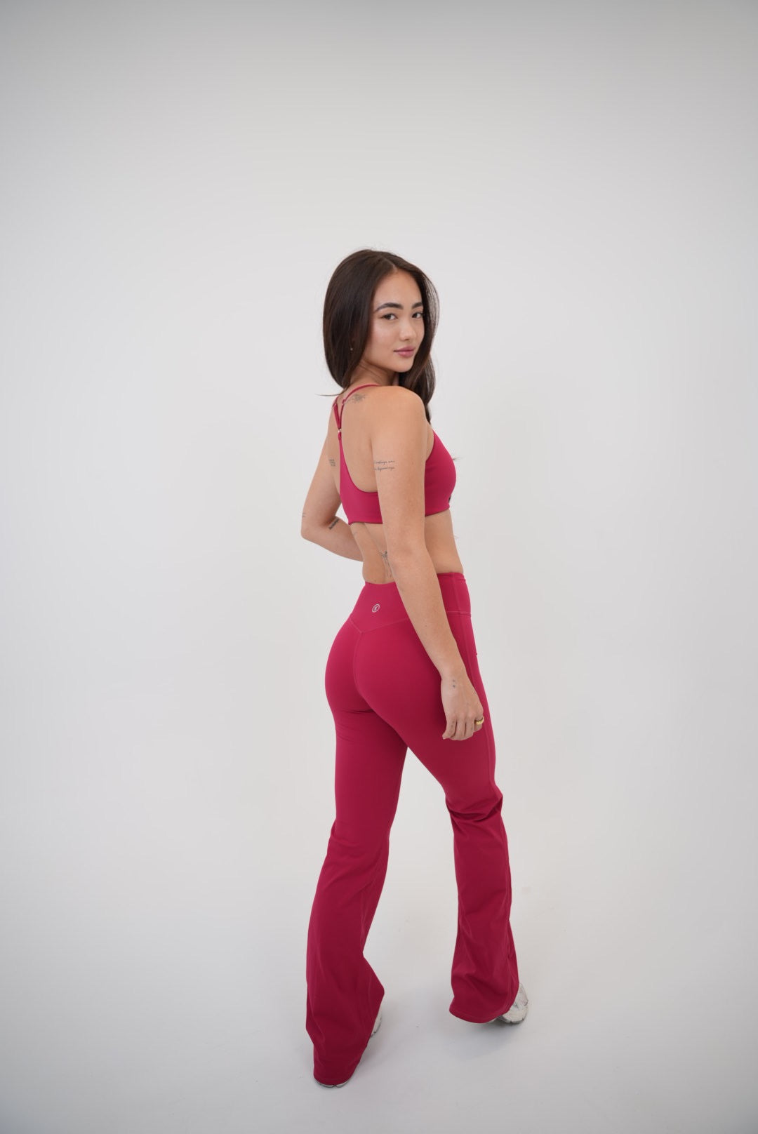 I Live in Luxury Red Sports Bra 7