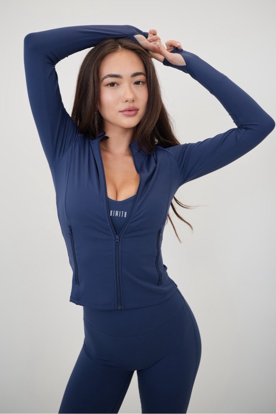 I Live in Luxury Navy Blue Perfect Fit Jacket 1