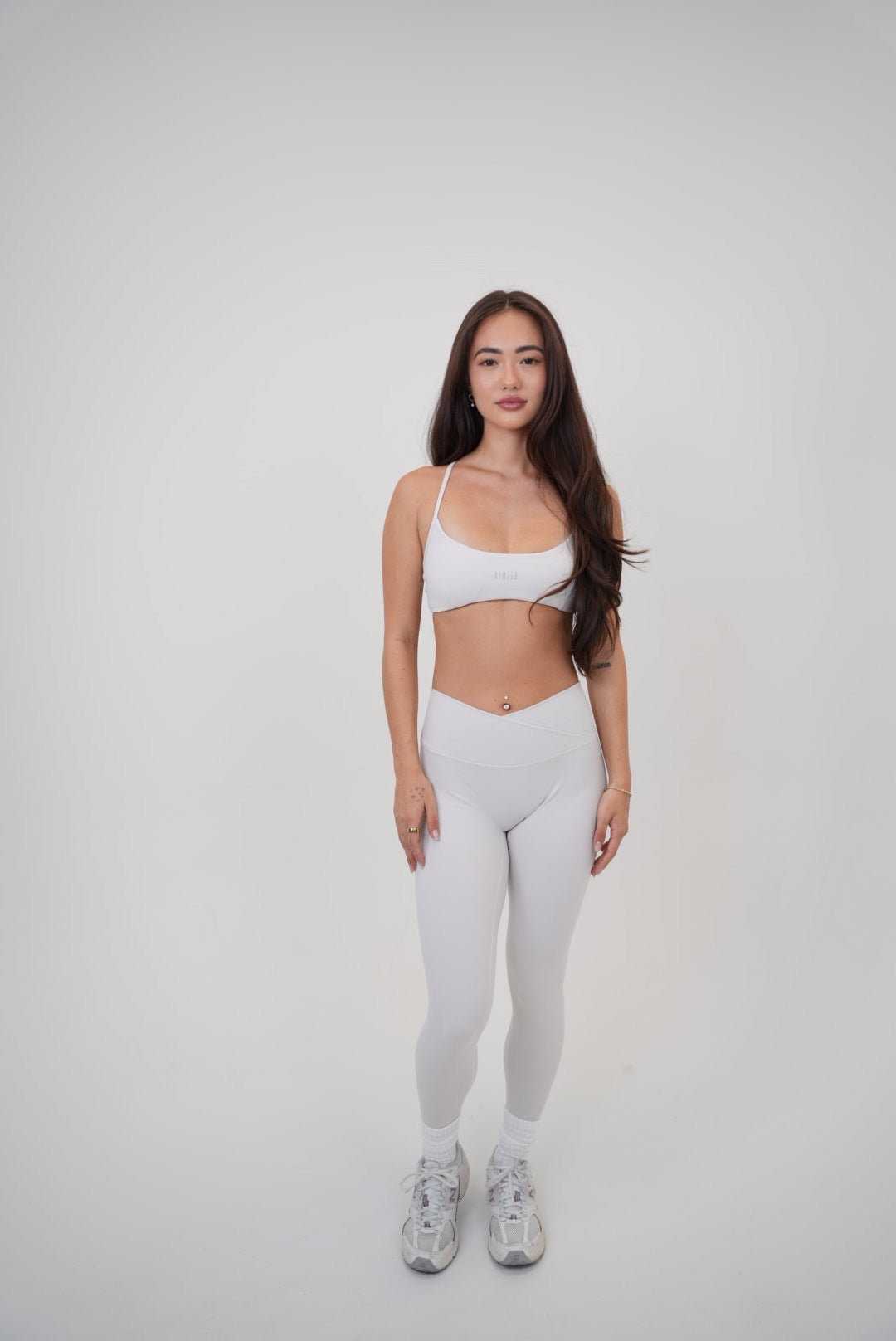 My Time Is Divine Lime White Cross-Back Butter Soft Bra 7