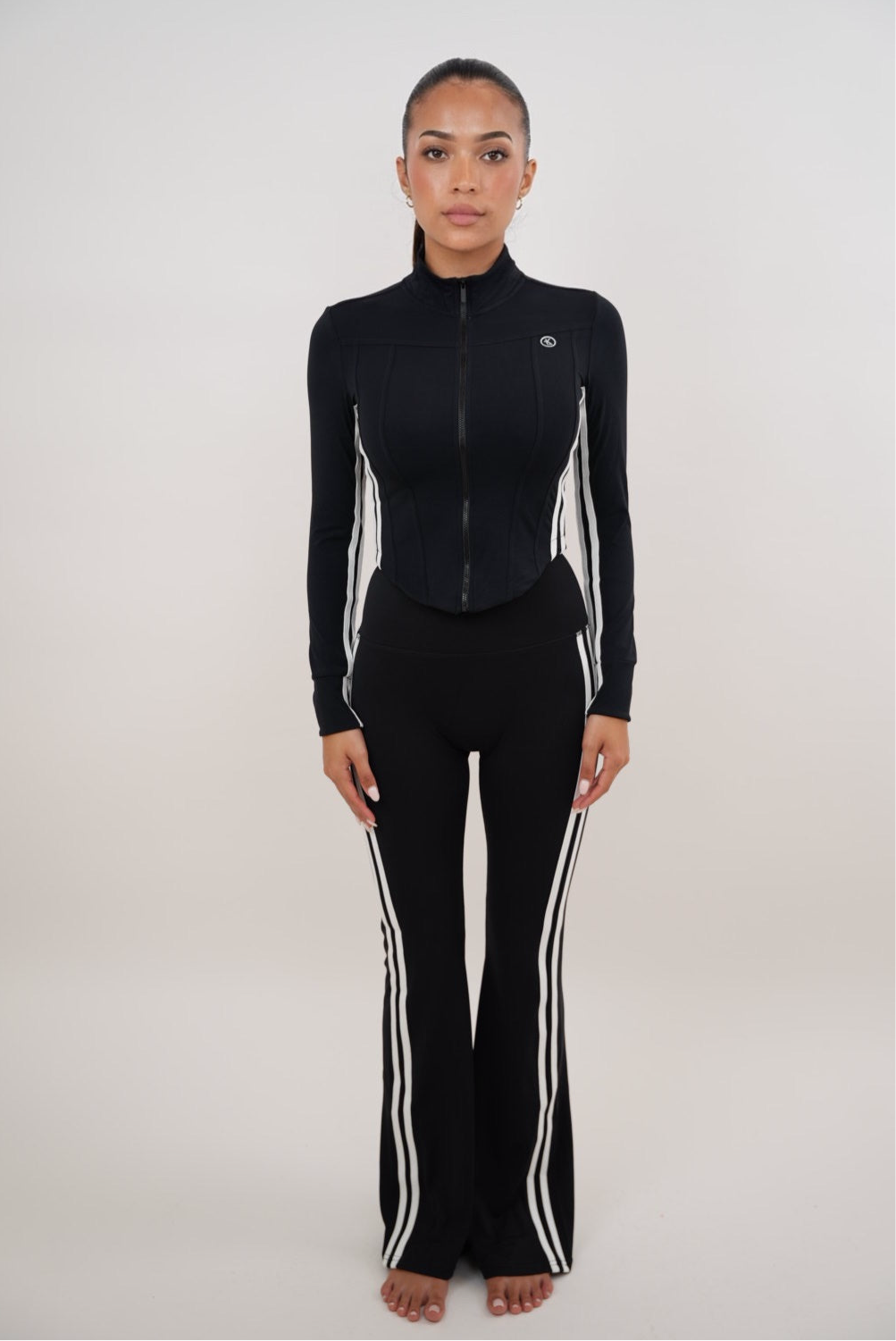 I Am Motivated Black Flare Pant 1