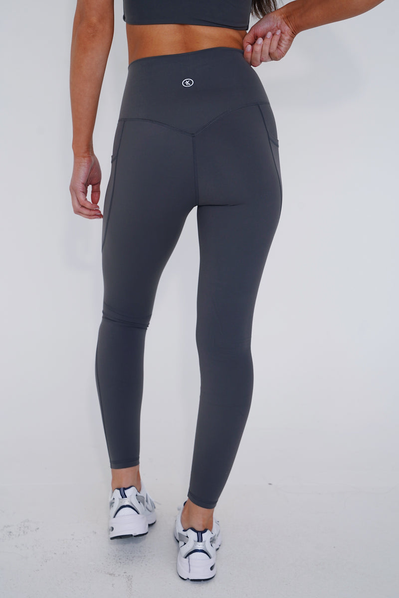 The More I Give, The More I Receive Versatile Gray Legging alt