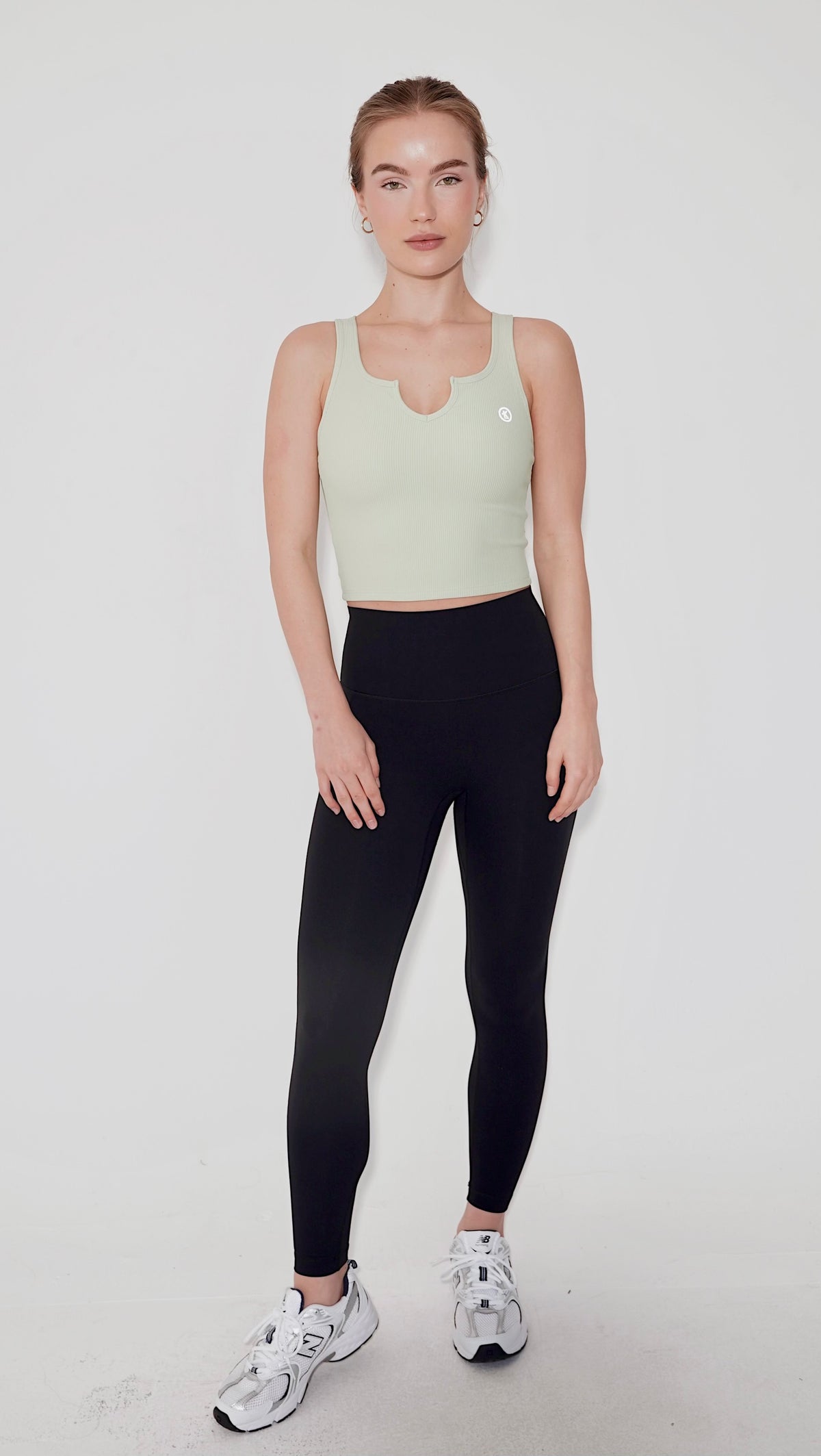 I Am Self Love Ribbed Quick-Dry Butter Mint Green Tank 6