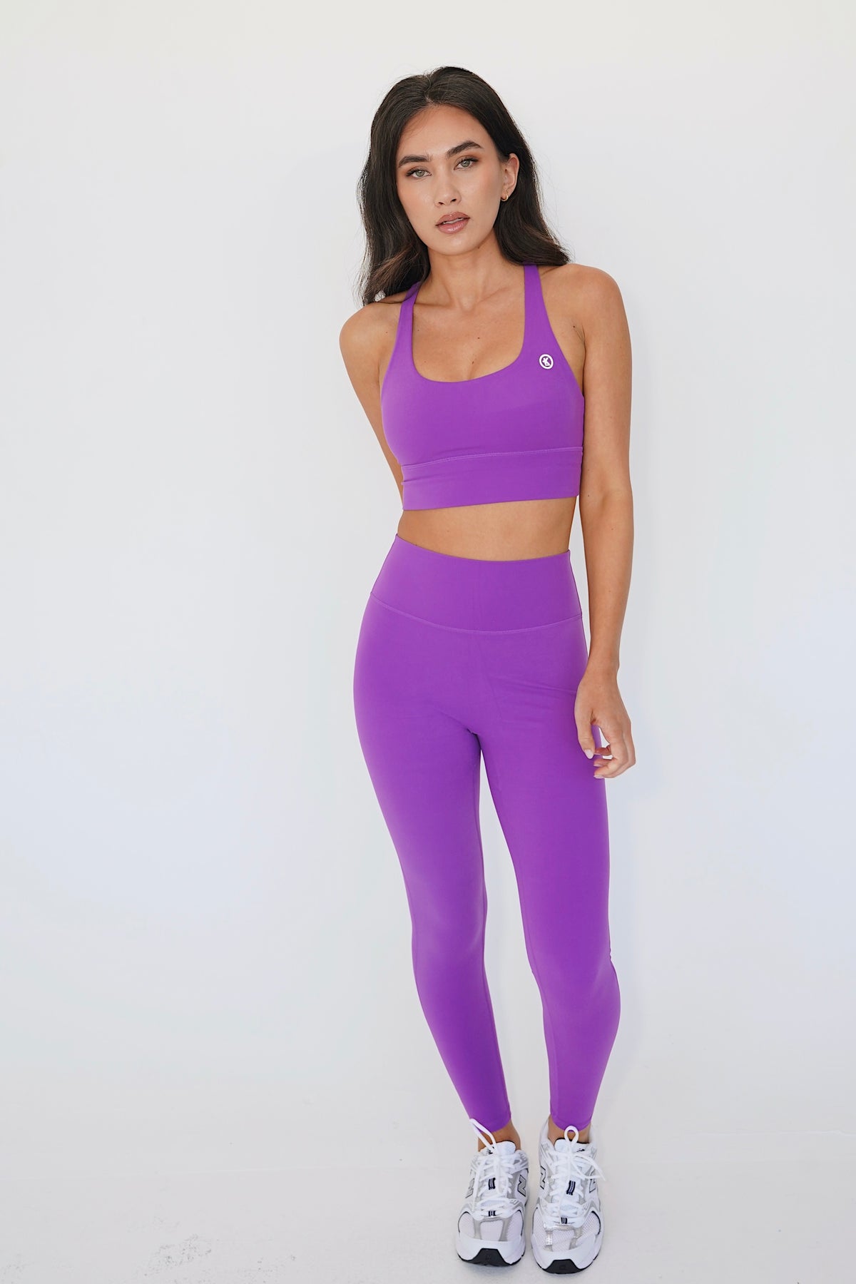 I am Bold Comfortably Stylish Purple Yoga Top Bra 8