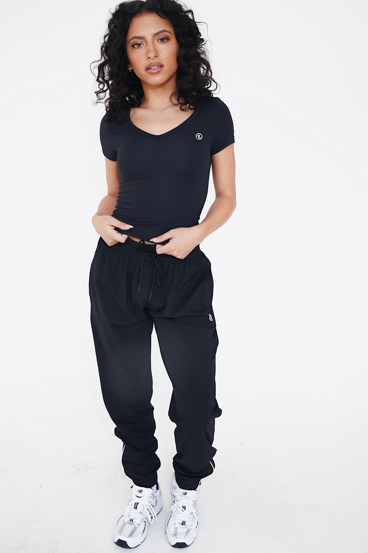 I See the Path Ahead Ice Silk Black Comfort Fitness Pant 1