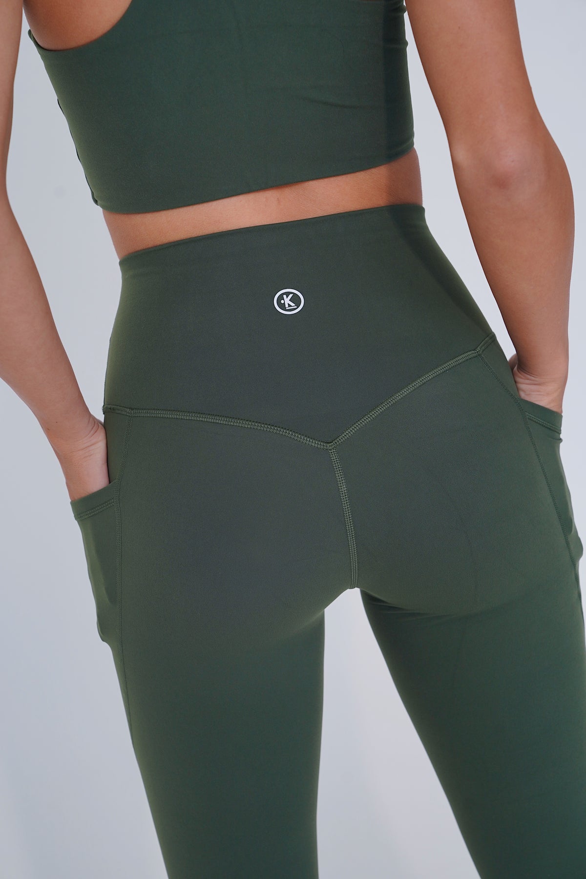 The More I Give, The More I Receive Natural Olive Legging 11