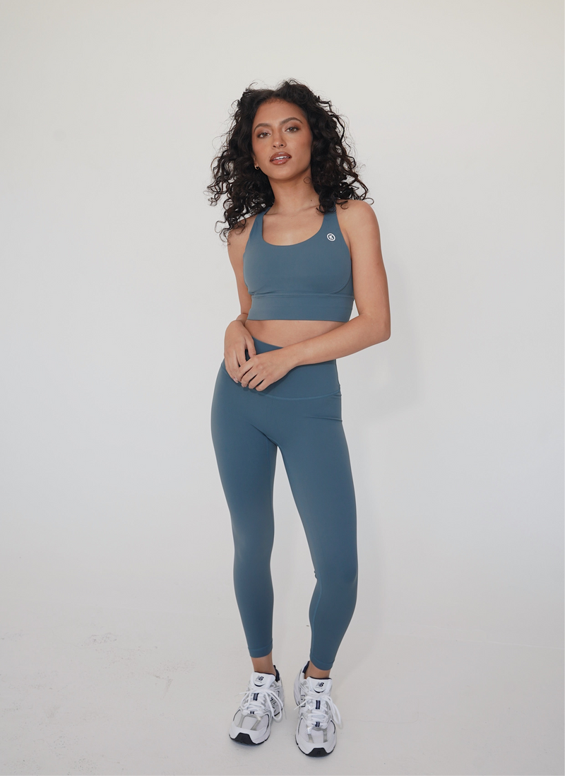 I Am Compassionate Quick-Dry Butter Light Blue Legging alt