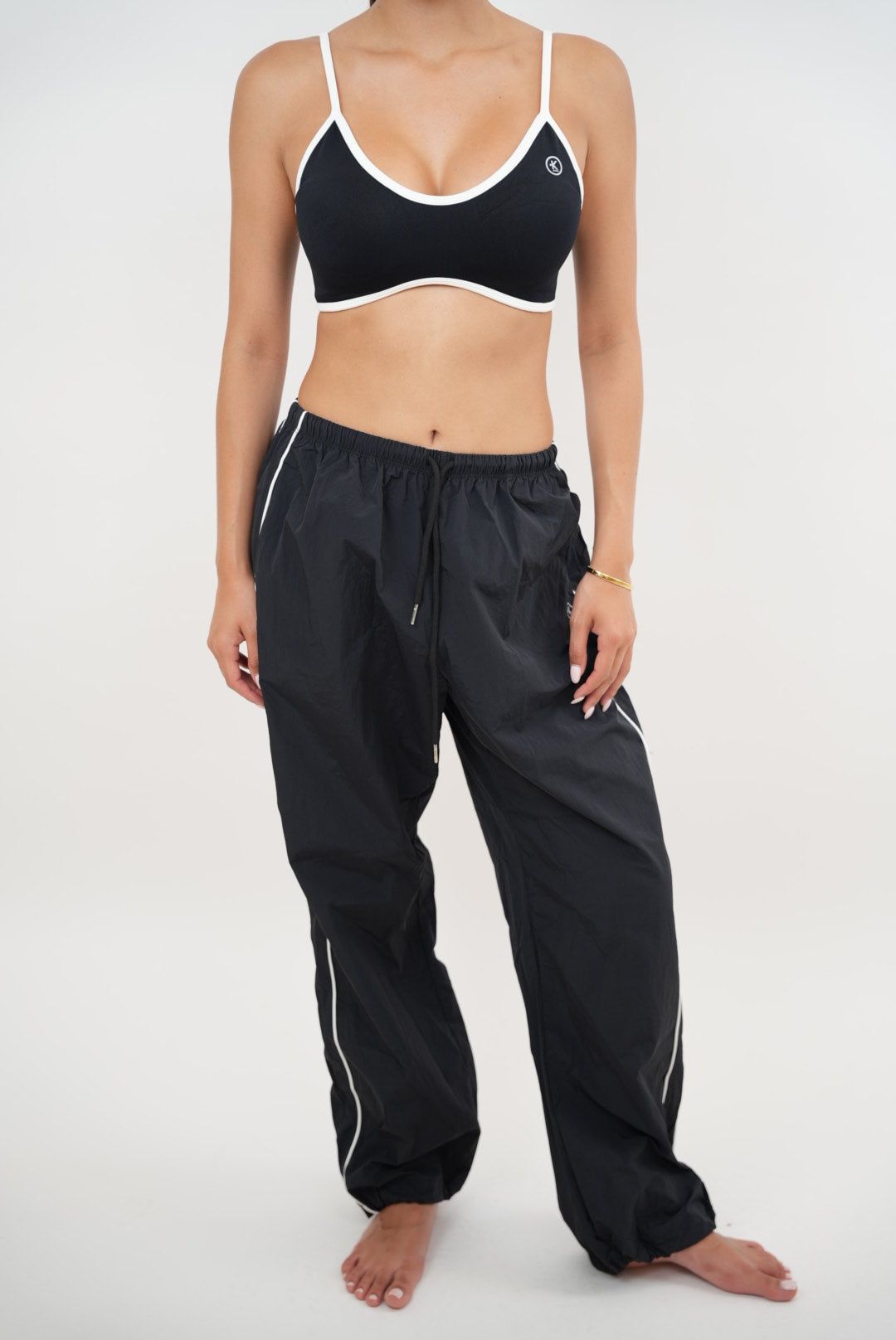 I Accept Change with Grace Black Versatile Relaxed Fit Pant 5