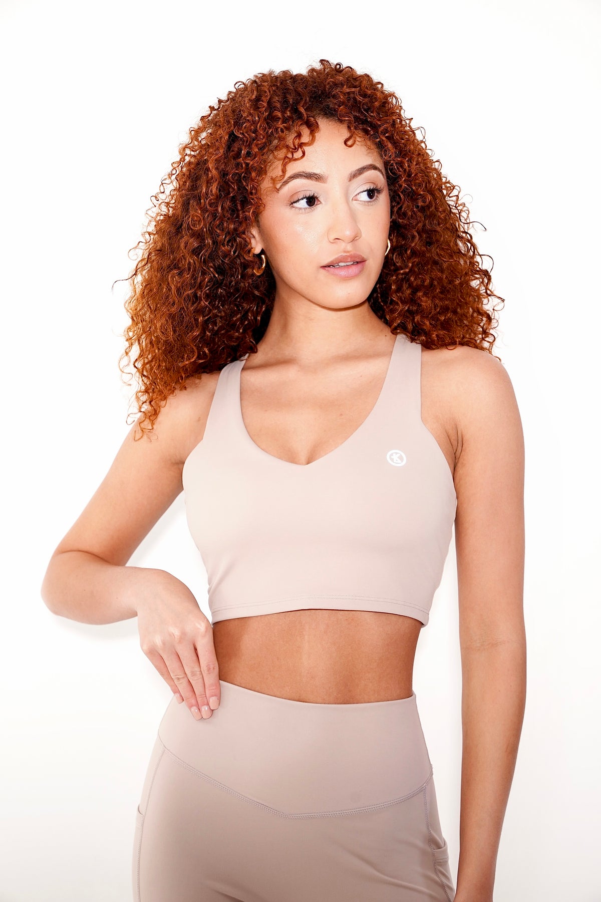 I Have Clarity Luxuriously Soft Milk Tea Sports Bra 1