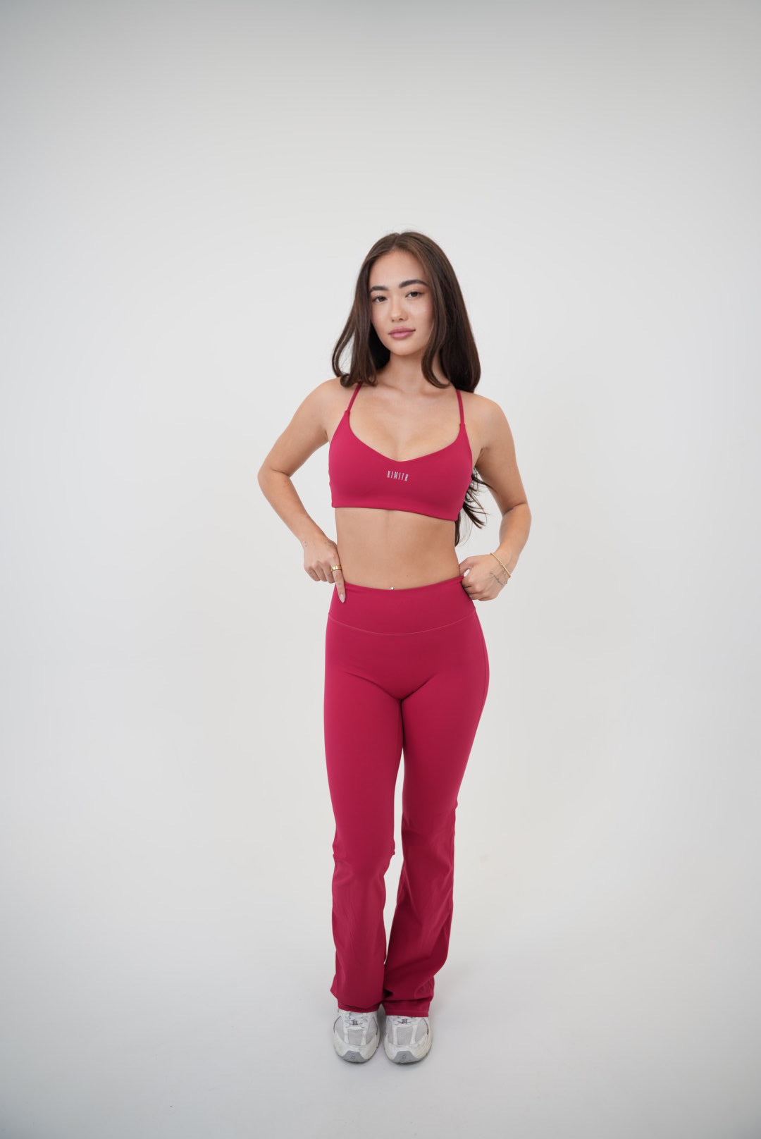 I Live in Luxury Red Flare Pant 5