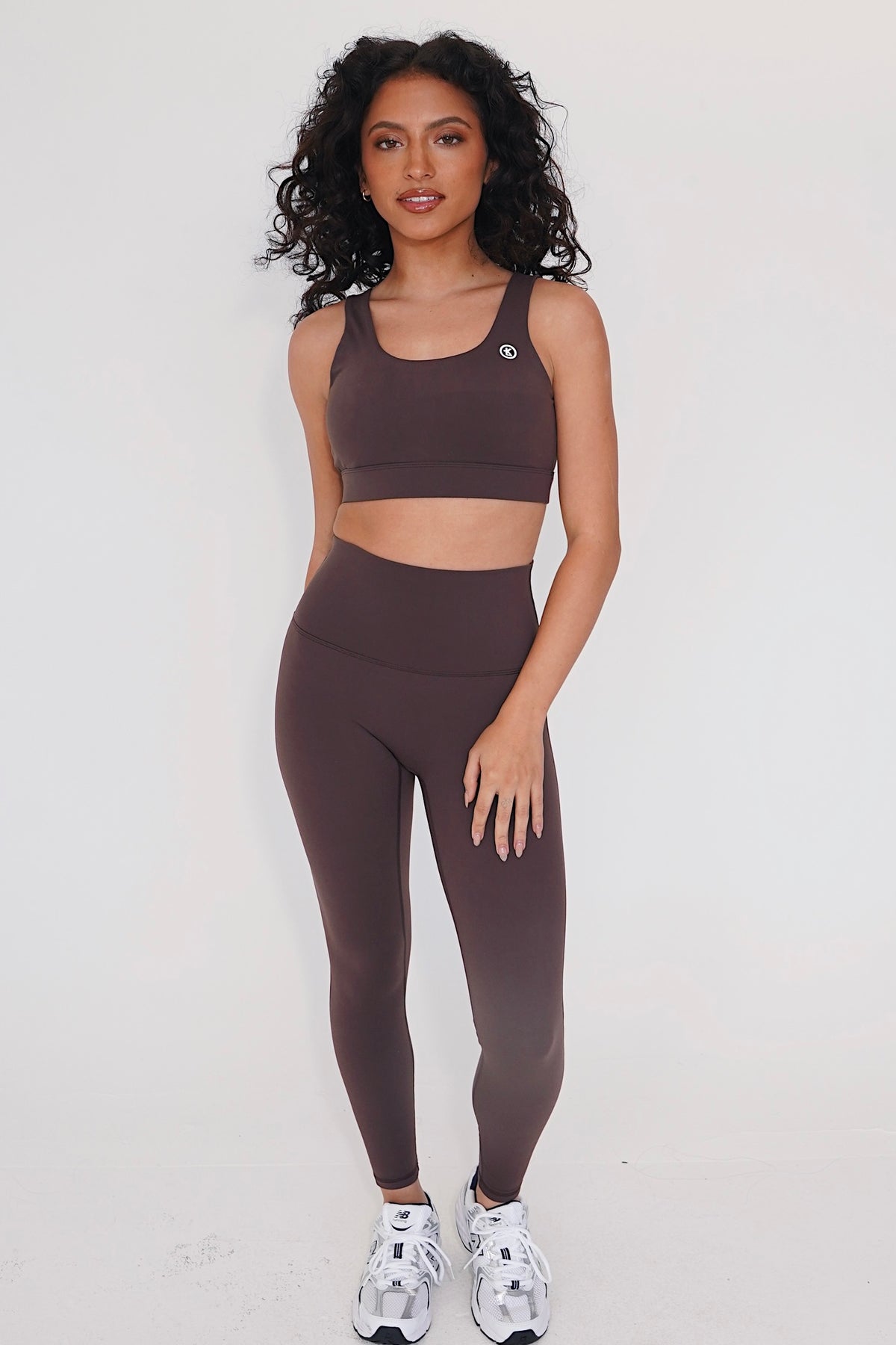 I am Beautifully Radiant Quick Dry Coffee Yoga Legging 1