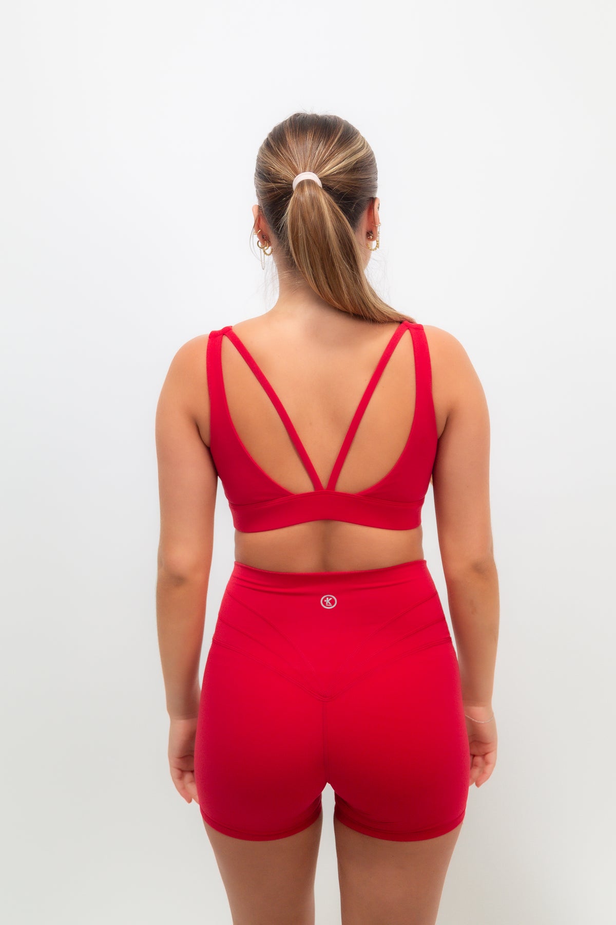 I Am Beautifully Radiant Quick-Dry Butter Red Short 4