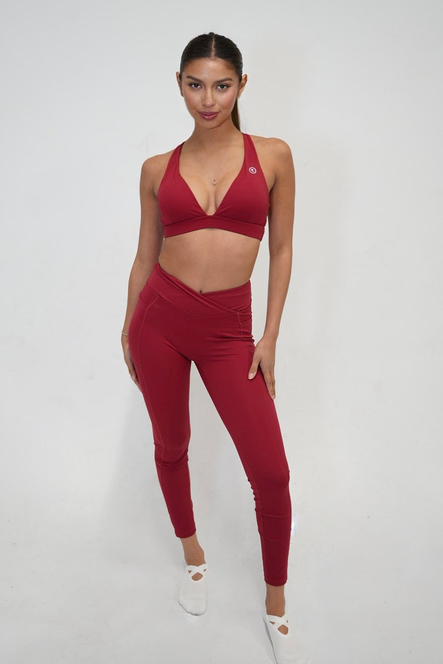 My Dreams Come True Cherry Red Sexy Sleek Leggings 1