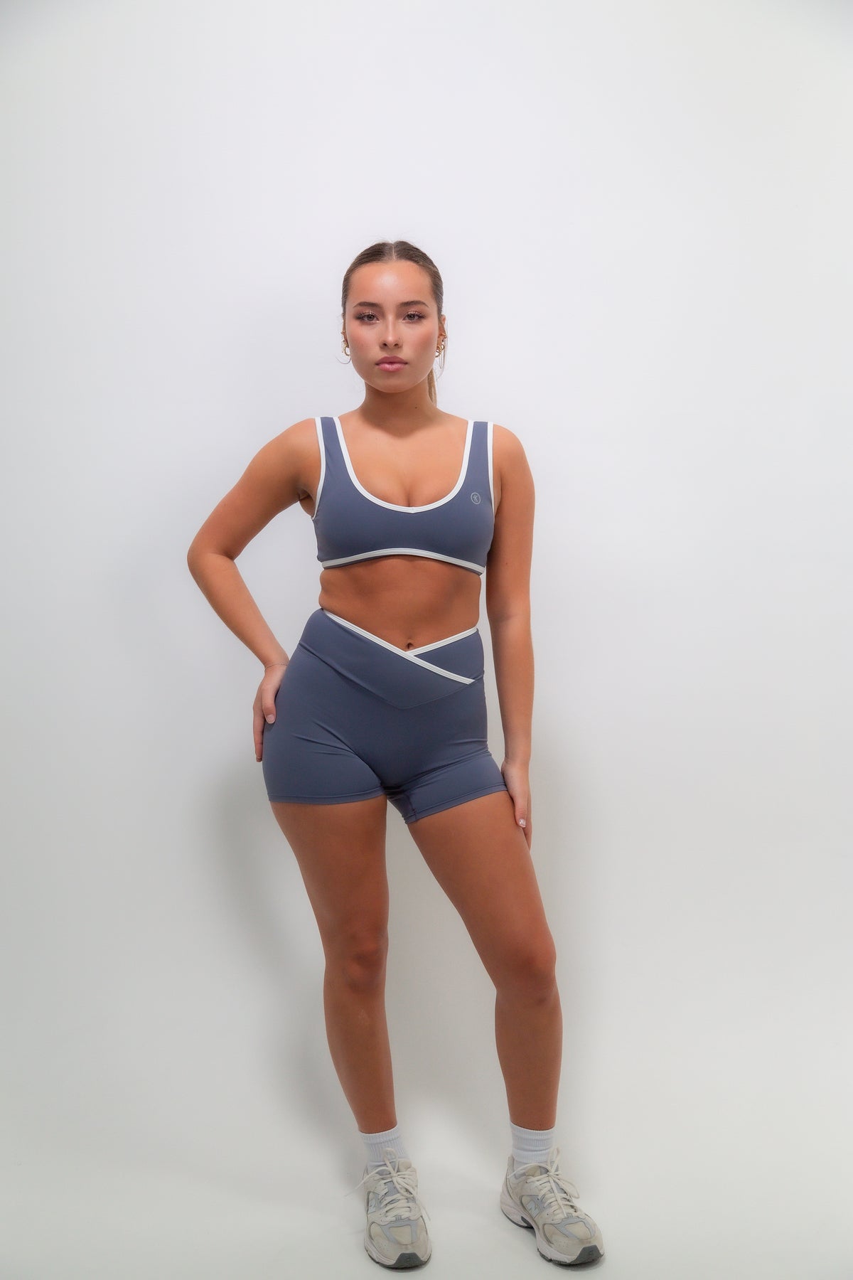 I Am Right Where I Need To Be Slate Blue Butter Short 7