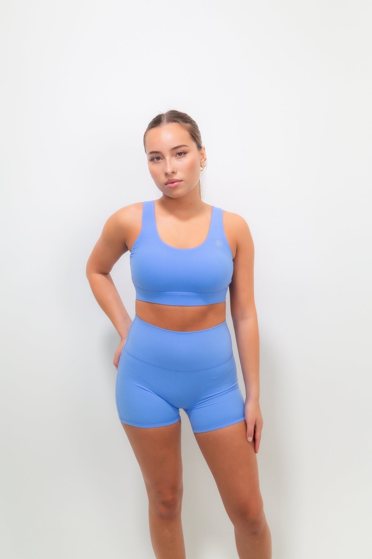 I Am Beautifully Radiant Quick-Dry Butter Light Blue Short 3