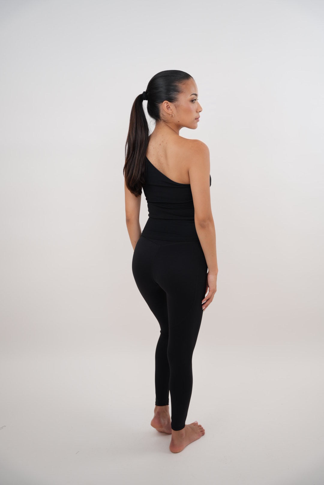 I Am Wealthy Black Comfort Stretch Legging 5