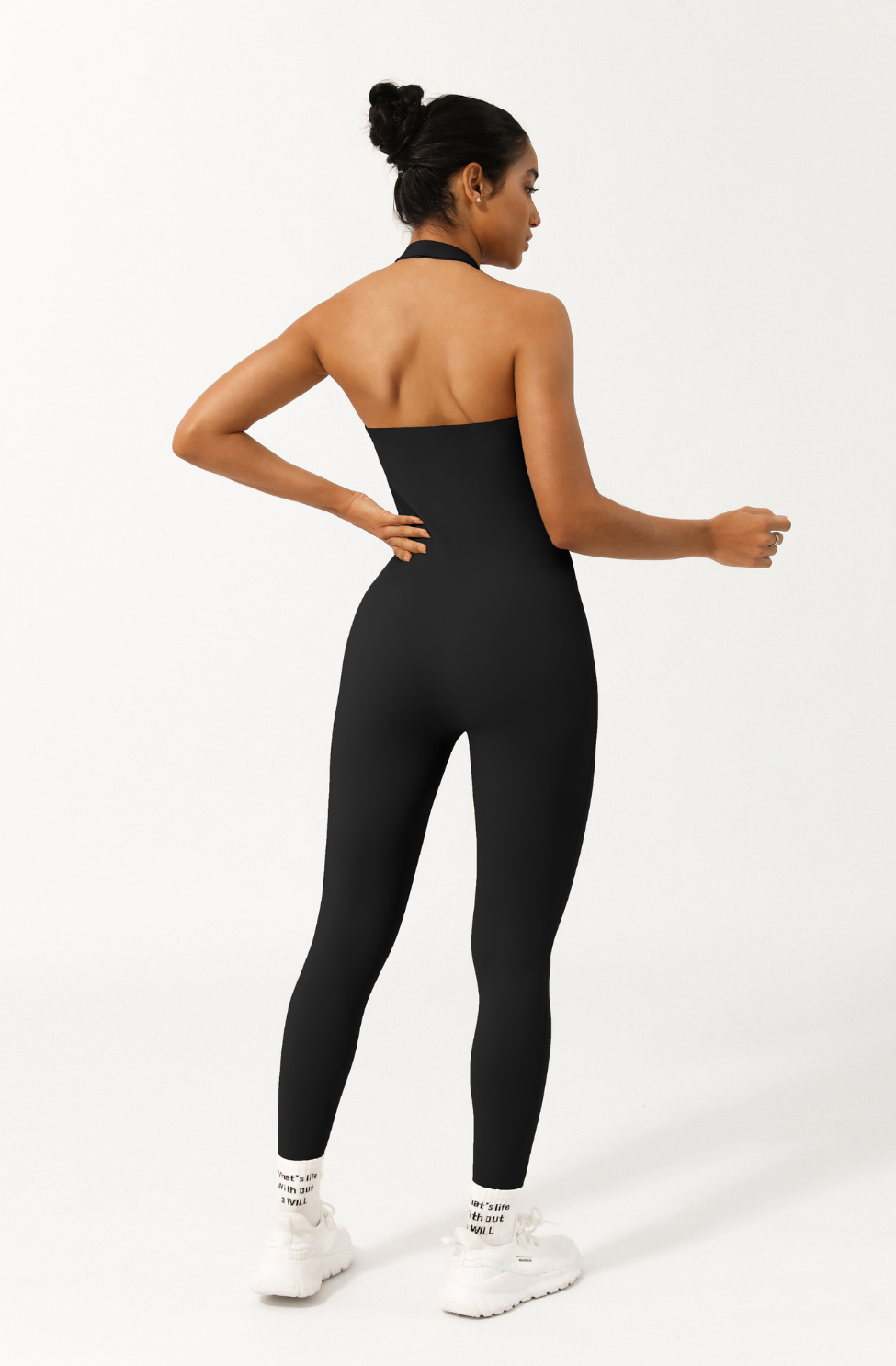 I Am Powerful Bodysuit in Black 6