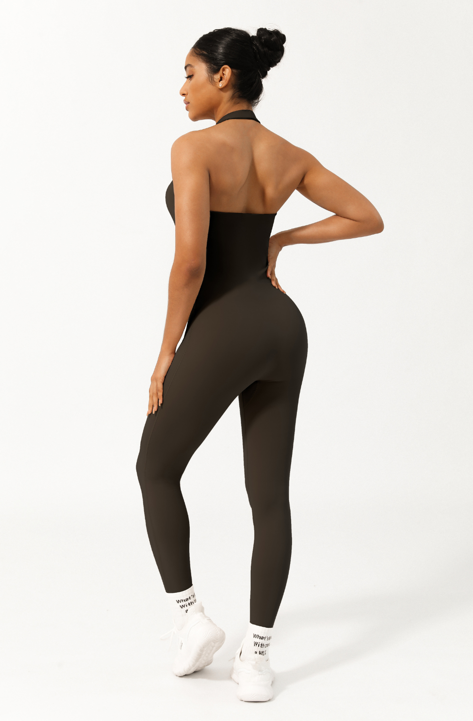 I Am Powerful Bodysuit in Chocolate 5