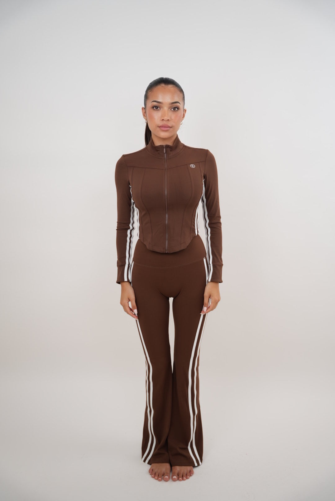 I Am Motivated Brown Flare Pant 4