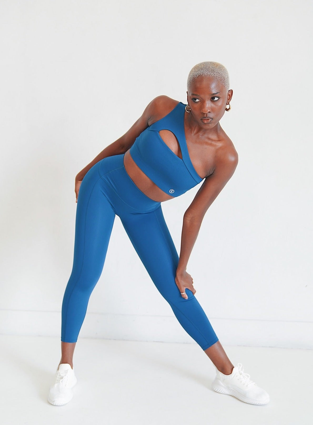 I Am Worthy Compression Comfort Blue Bra 8