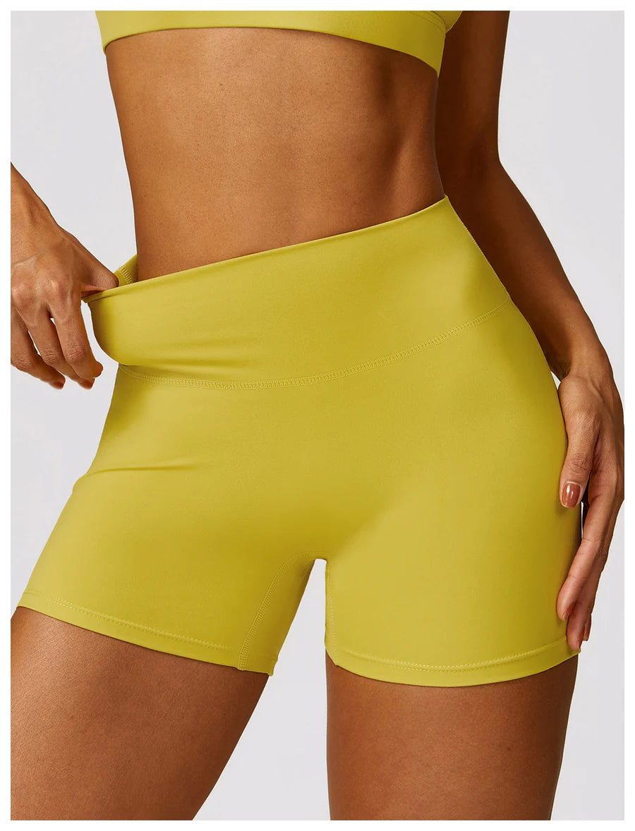 I Am Healthy Quick-Dry Butter Yellow Short 4
