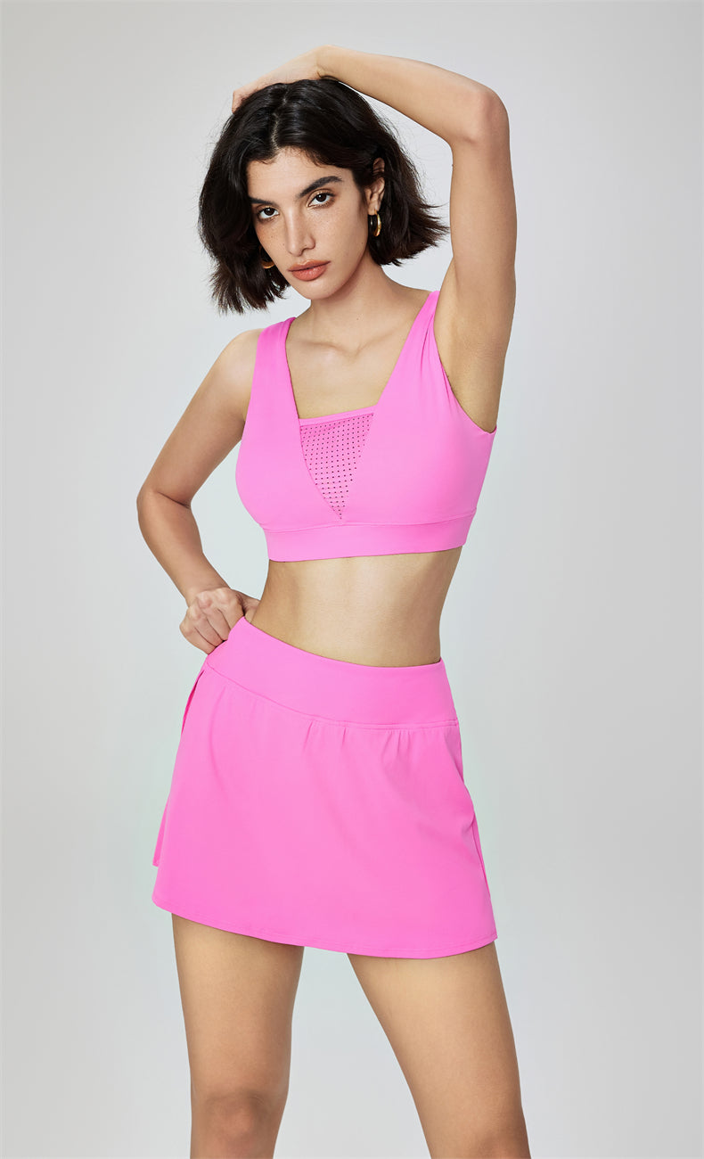 I Am Unstoppable Quick-Dry Butter Pink Bra *Pre Order*
