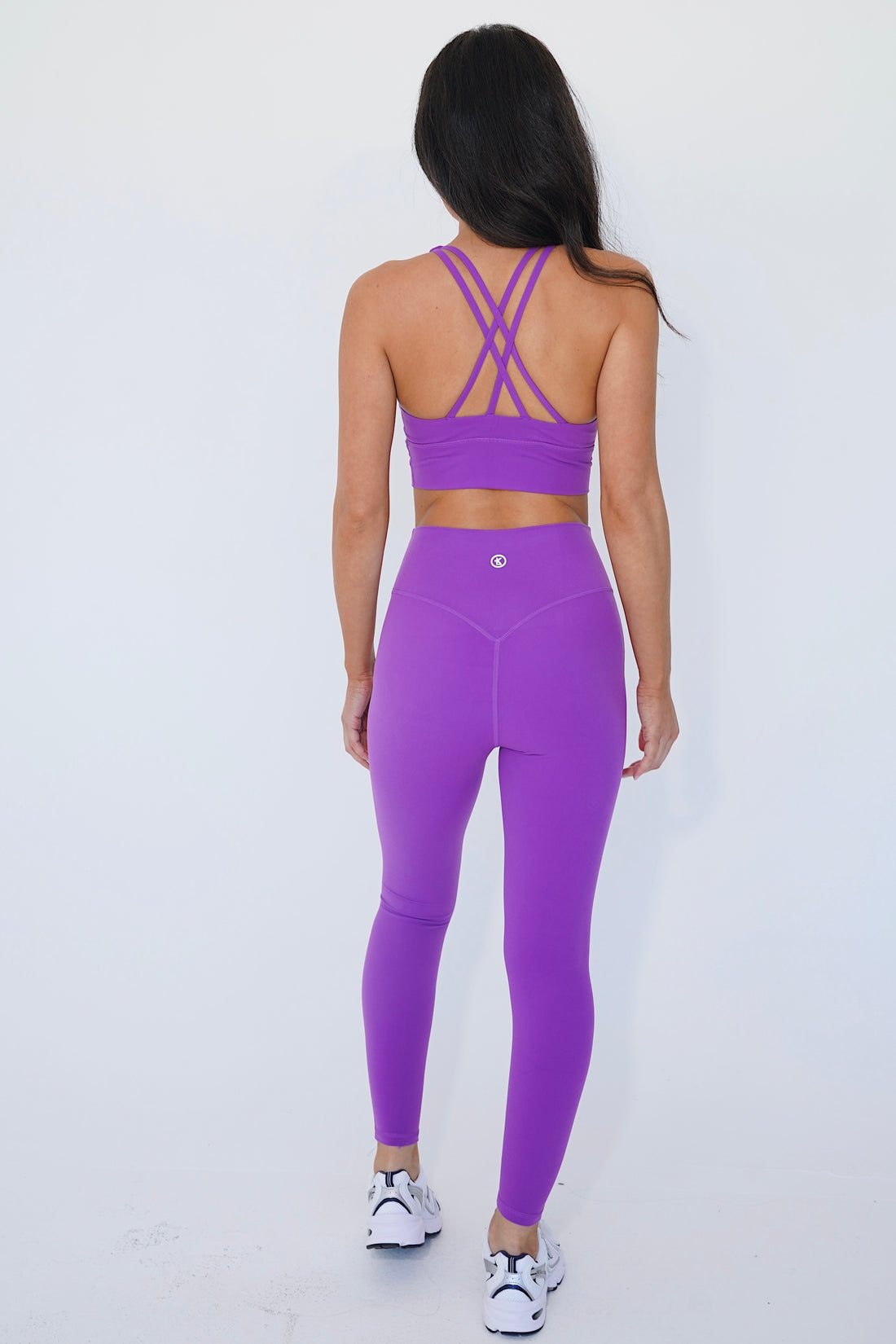 I Am Bold Comfortably Stylish Purple Yoga Legging