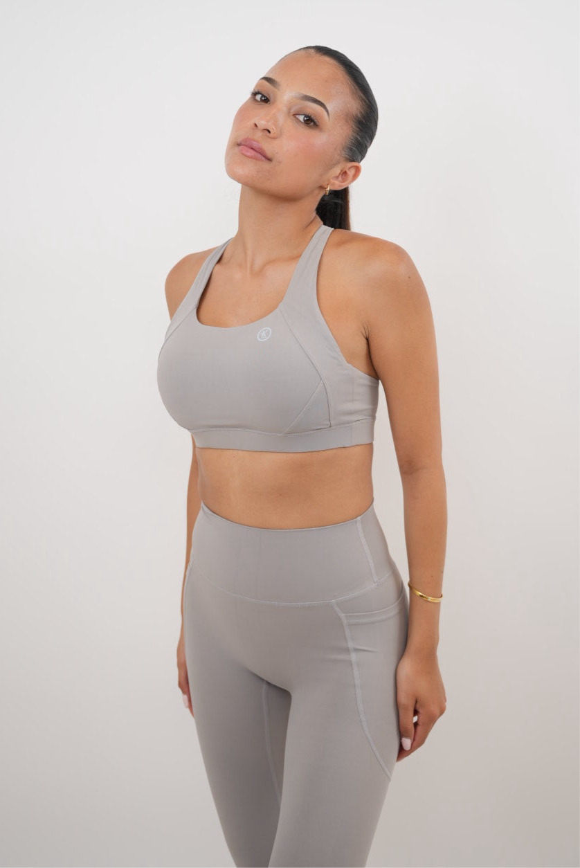 I Am Glowing Frosty Gray Quick Dry Butter Legging 4