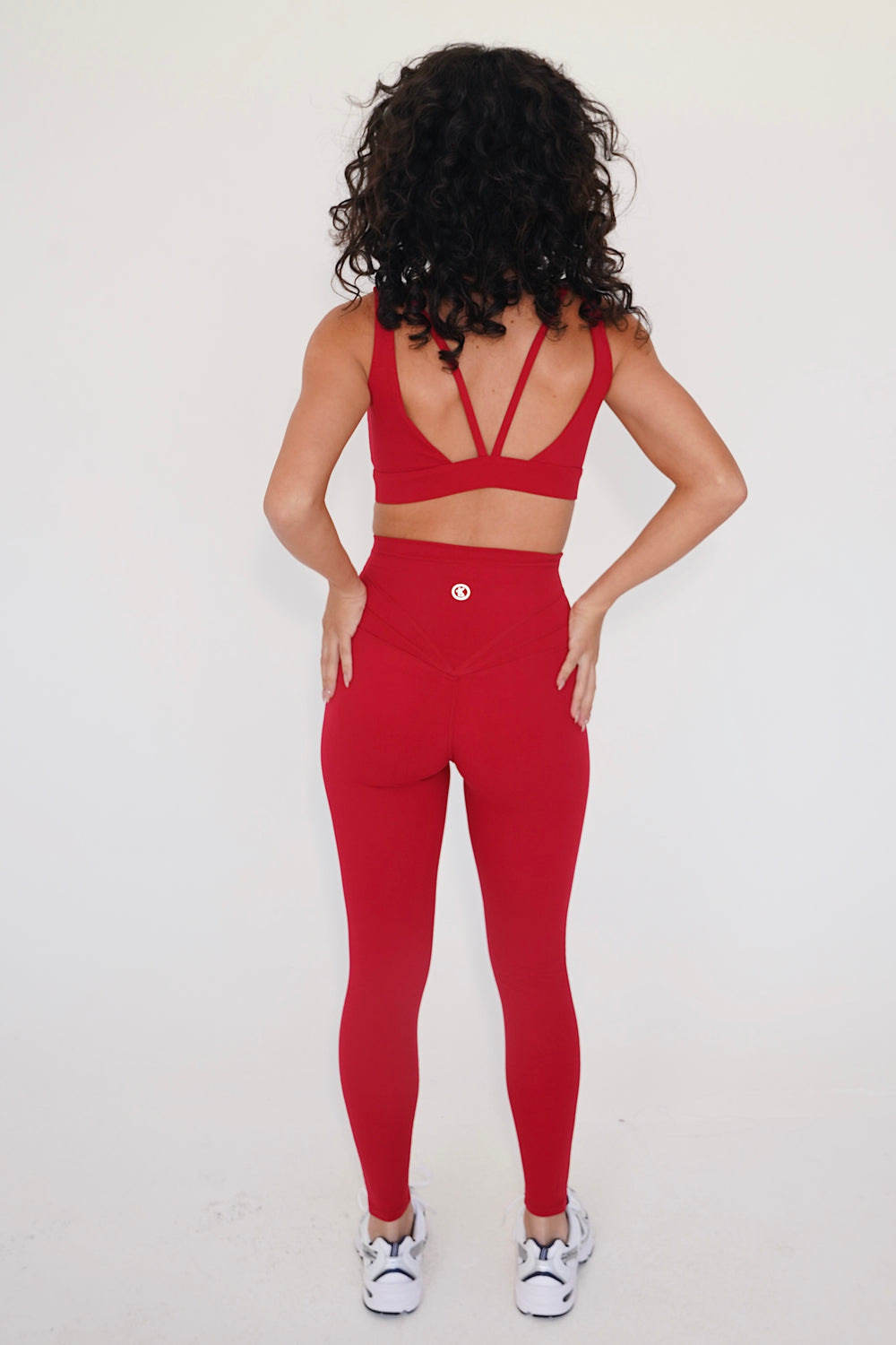 I am Beautifully Radiant Quick Dry Red Yoga Legging 10