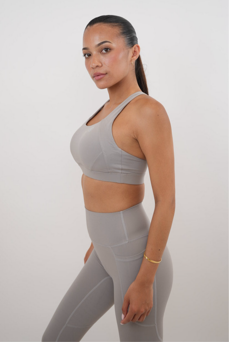 I Am Glowing Frosty Gray Quick Dry Butter Legging alt