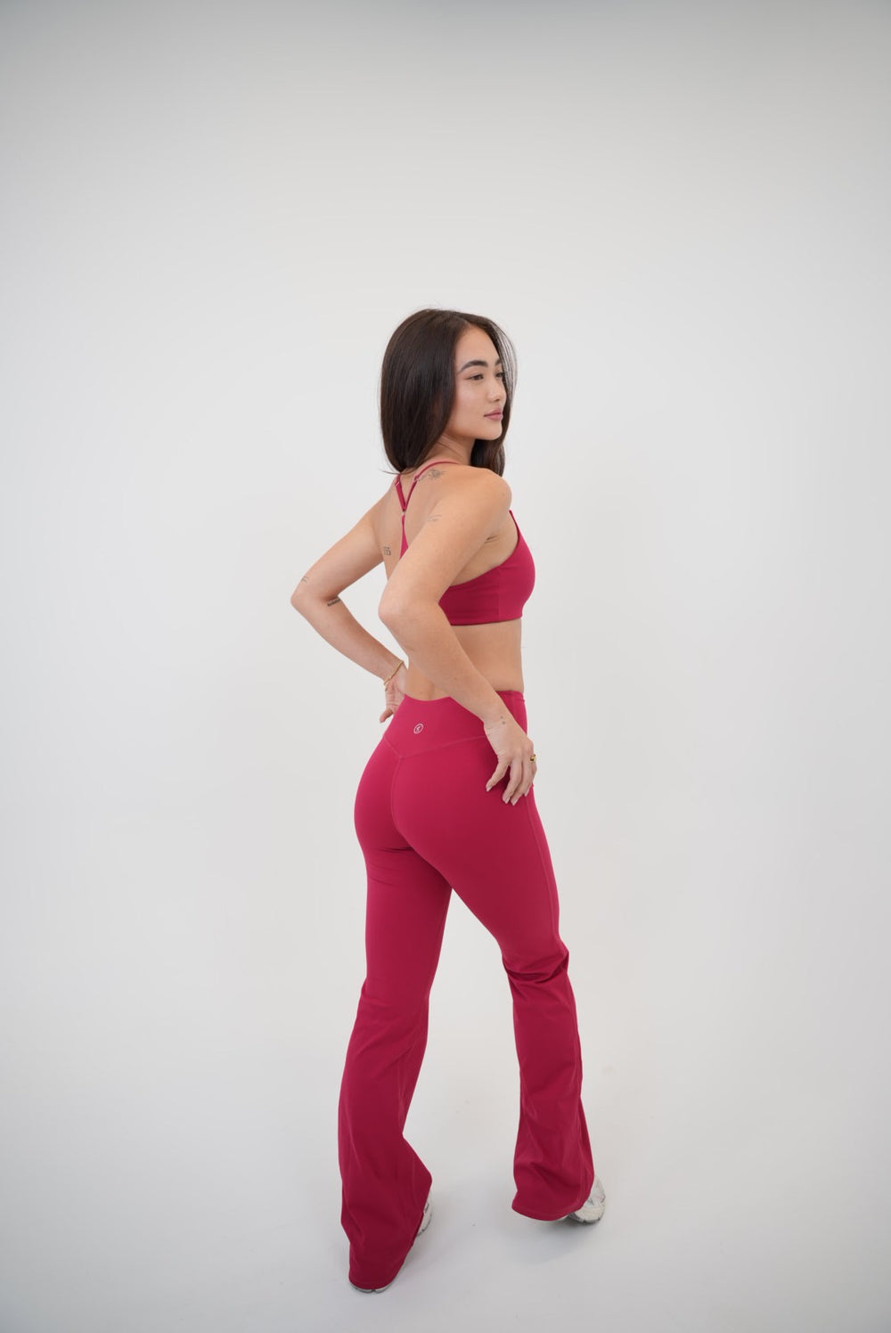 I Live in Luxury Red Sports Bra 5