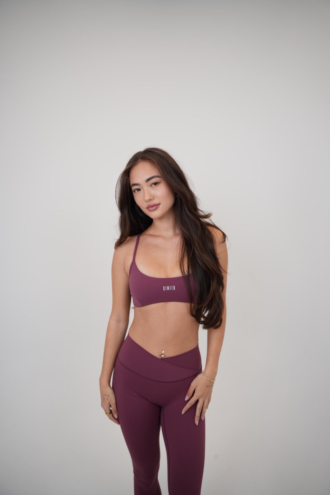 My Time Is Divine Plum Sculpt V-Waist Legging 3