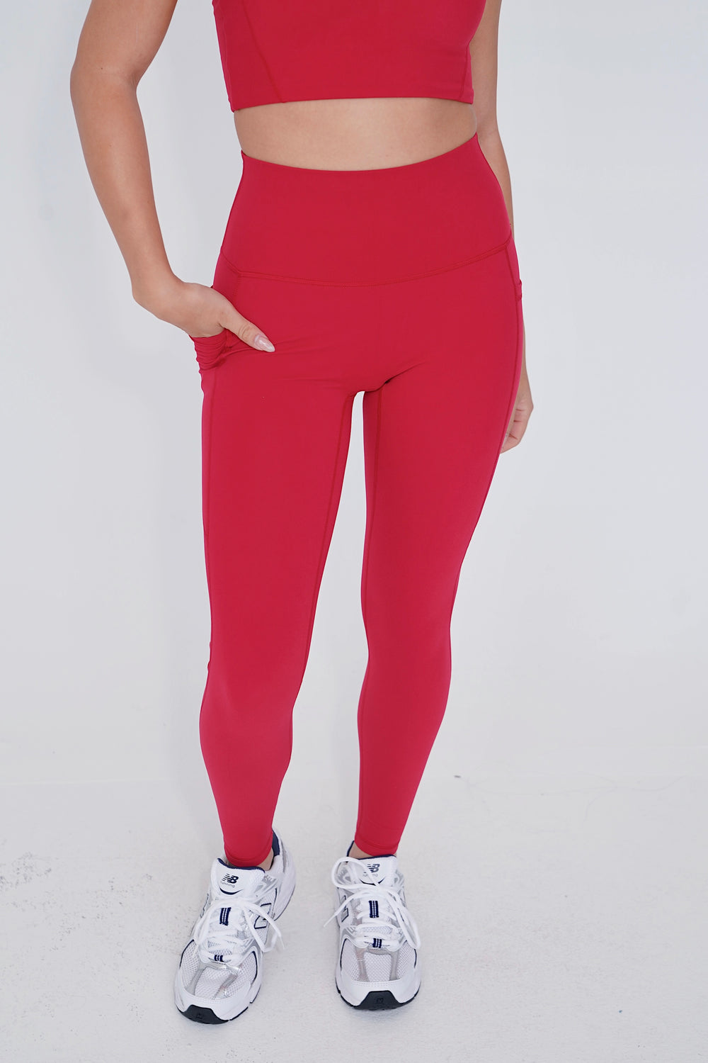 The More I Give, The More I Receive Hot Red Legging 5