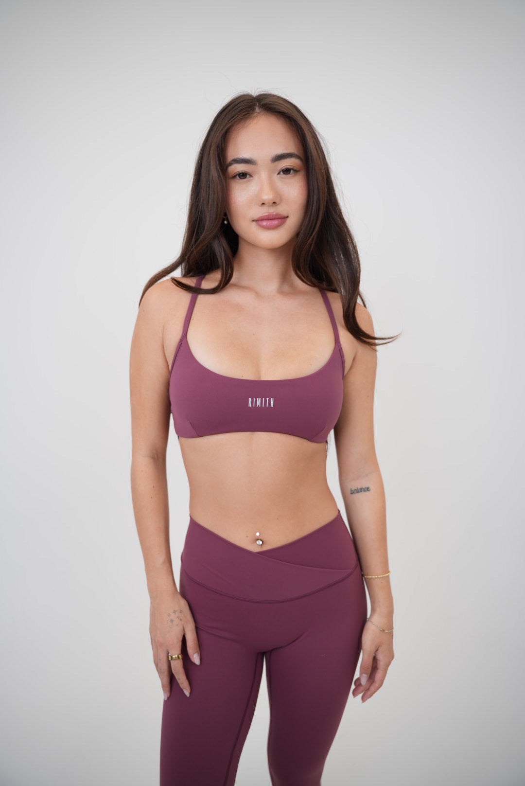 My Time Is Divine Plum Sculpt V-Waist Legging 7