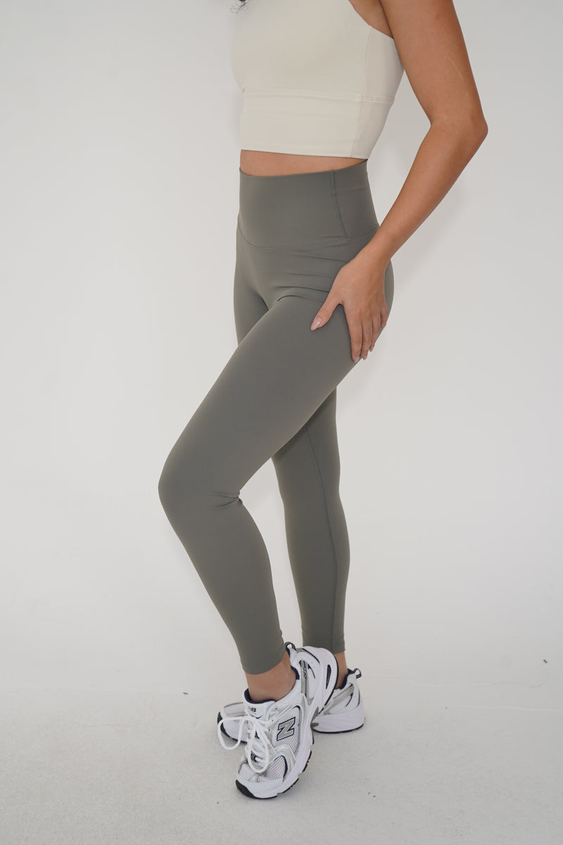 I Am Focused Sculpted Butter Legging in Green