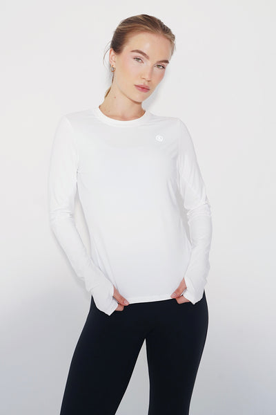 I Embrace Change Lightweight White Long Sleeve Shirt