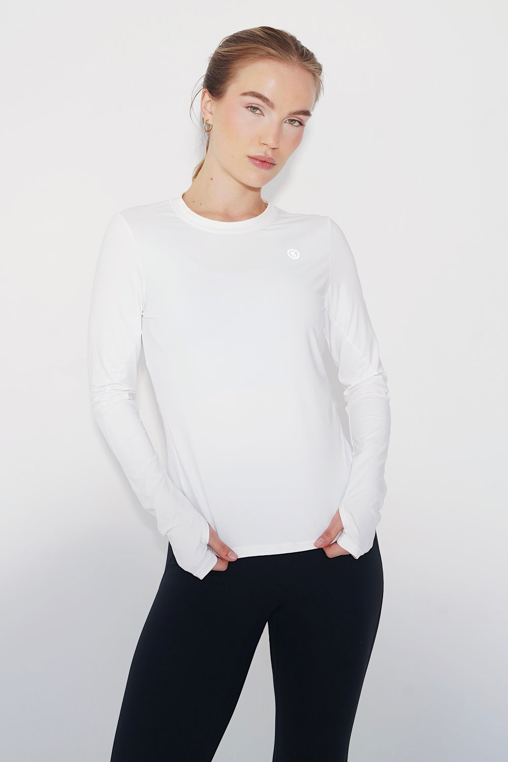 I Embrace Change Lightweight White Long Sleeve Shirt 1