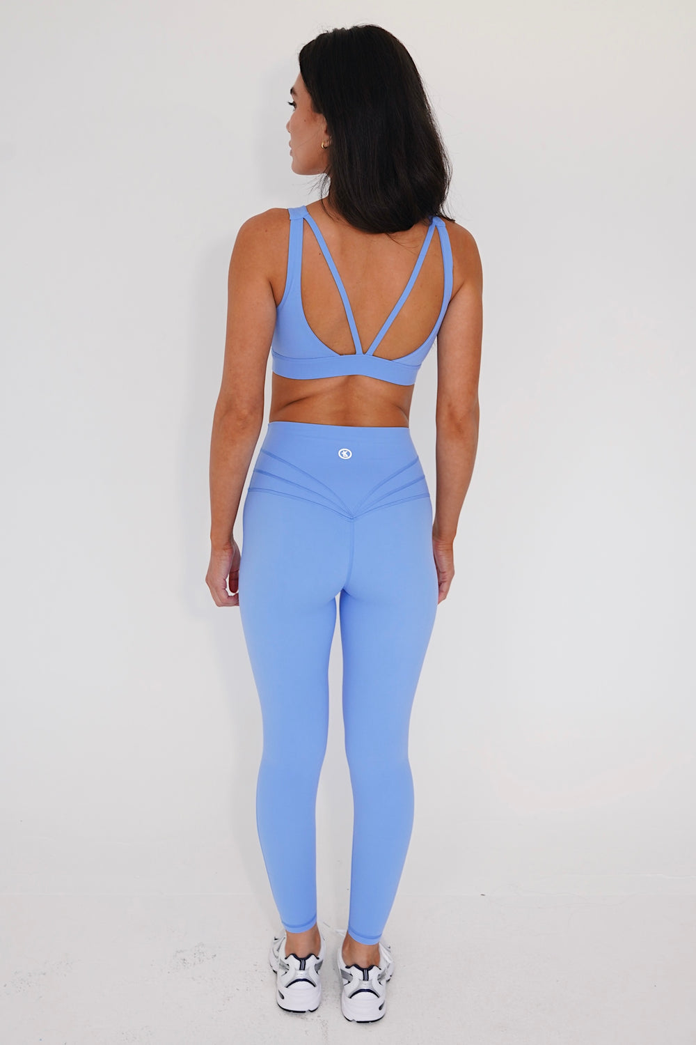 I am Beautifully Radiant Quick Dry Light Blue Yoga Legging 10
