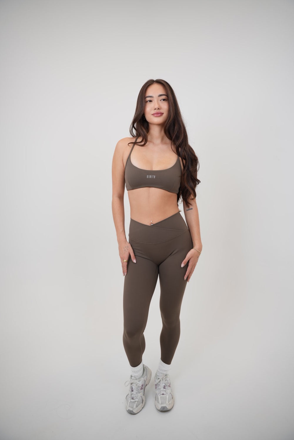 My Time Is Divine Brown Sculpt V-Waist Legging 6