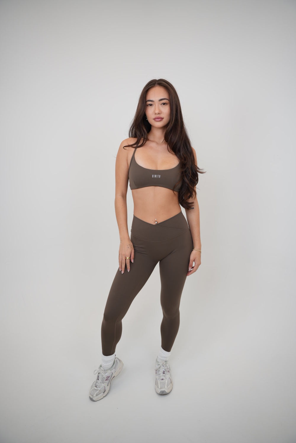 My Time Is Divine Brown Cross-Back Butter Soft Bra 8