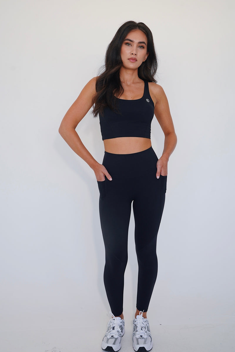 My Heart is Pure Black Butter Soft Legging alt