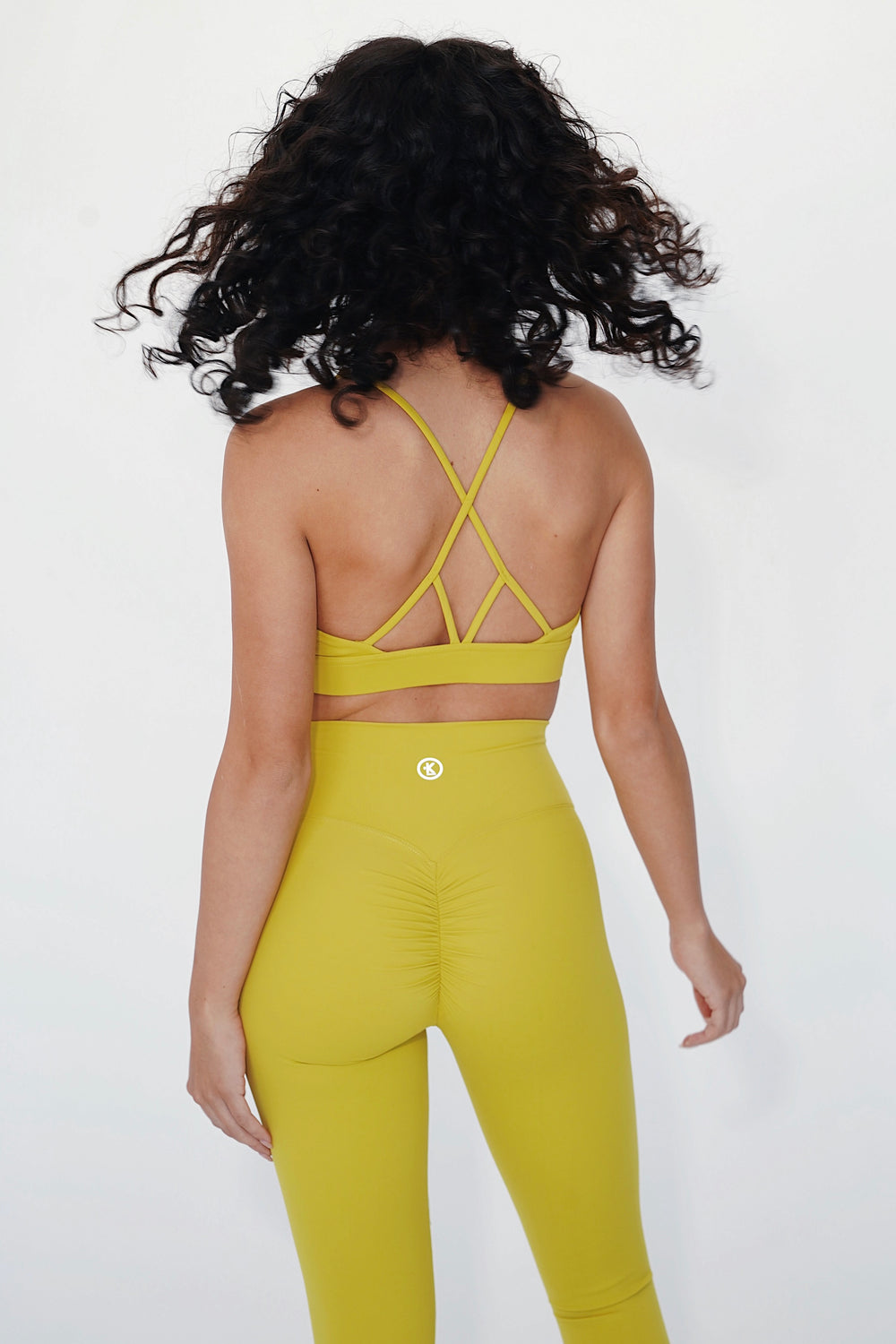 I Am Healthy Quick-Dry Butter Yellow Bra 2