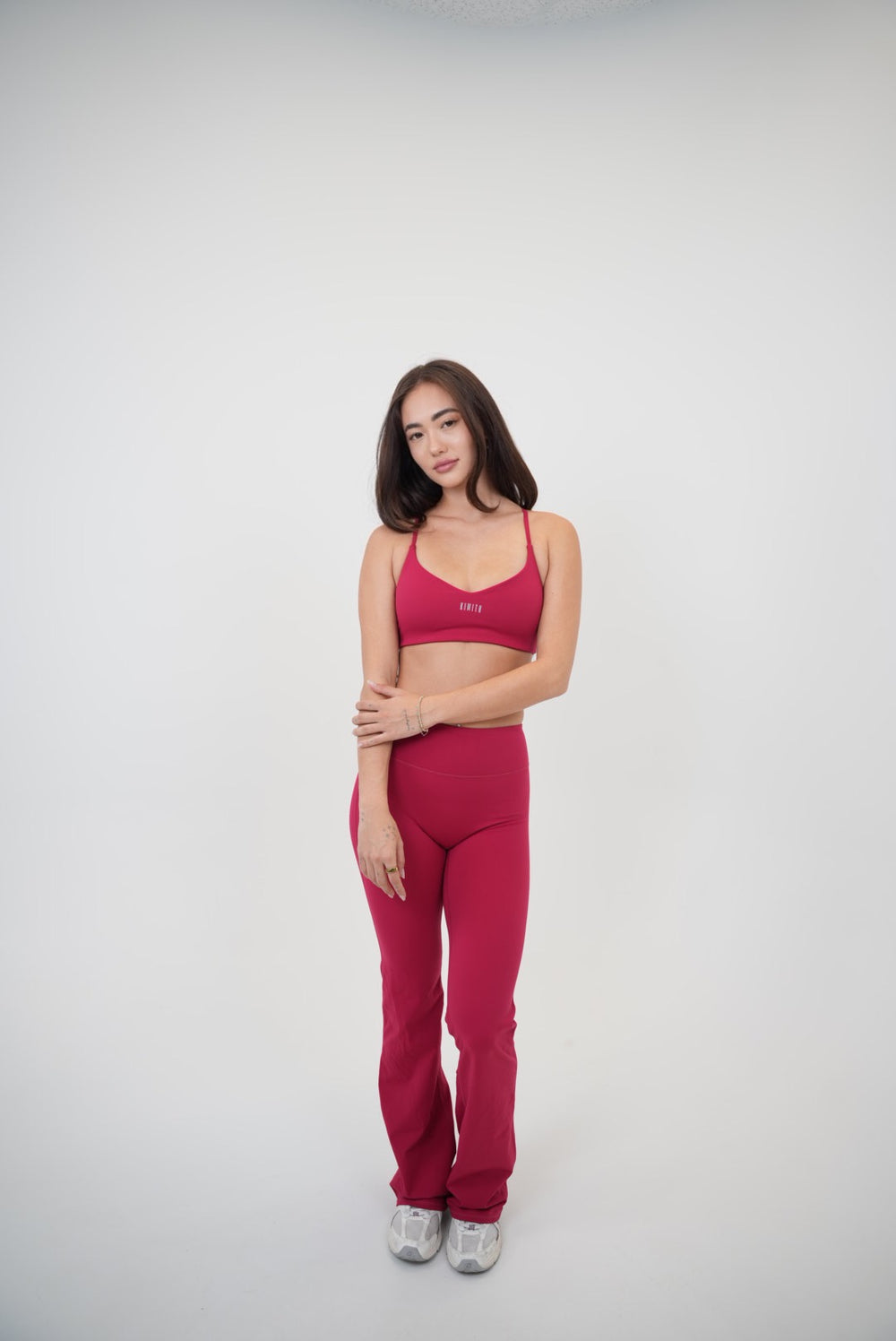 I Live in Luxury Red Flare Pant 7