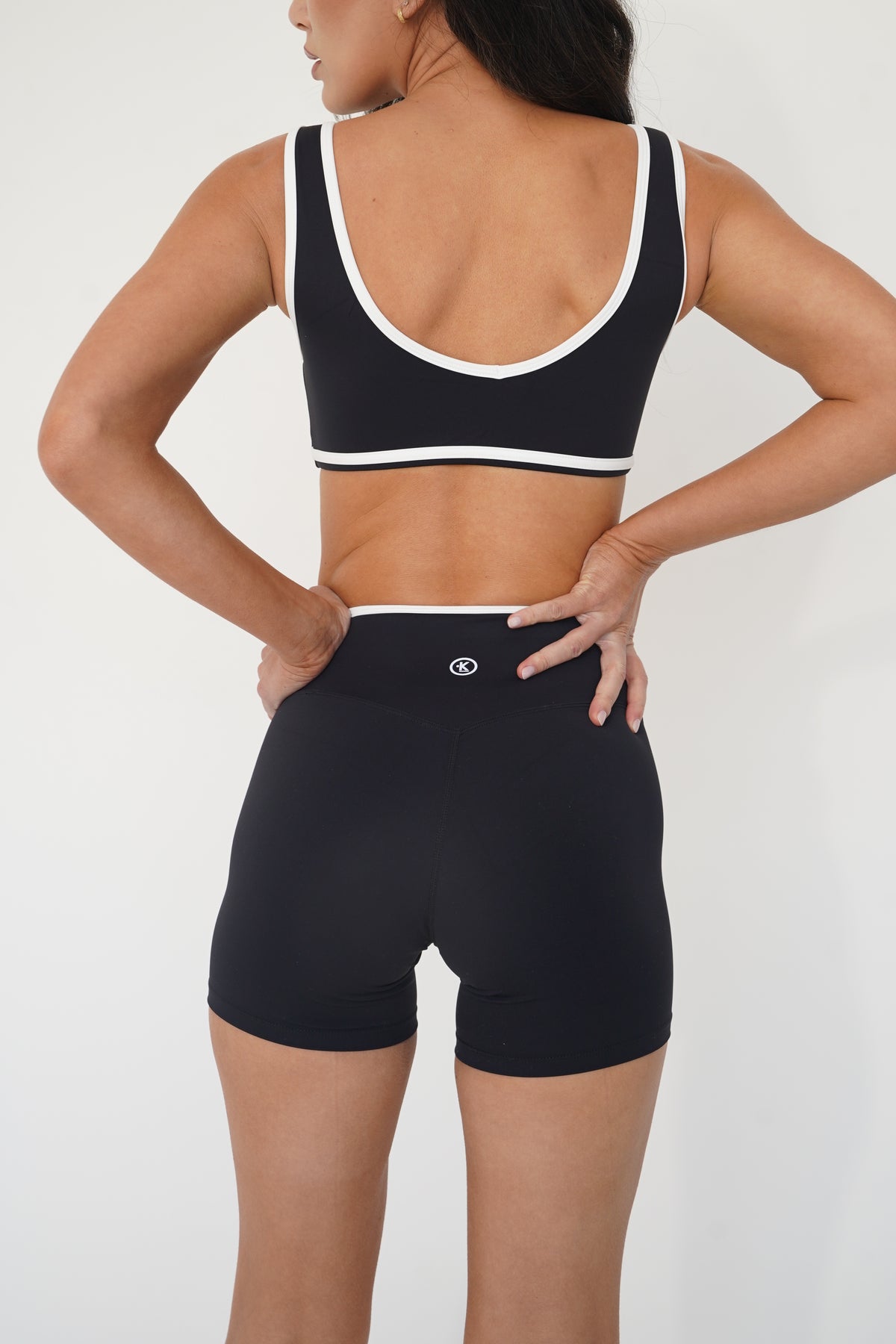 I Am Right Where I Need To Be Black Butter Sports Bra 7