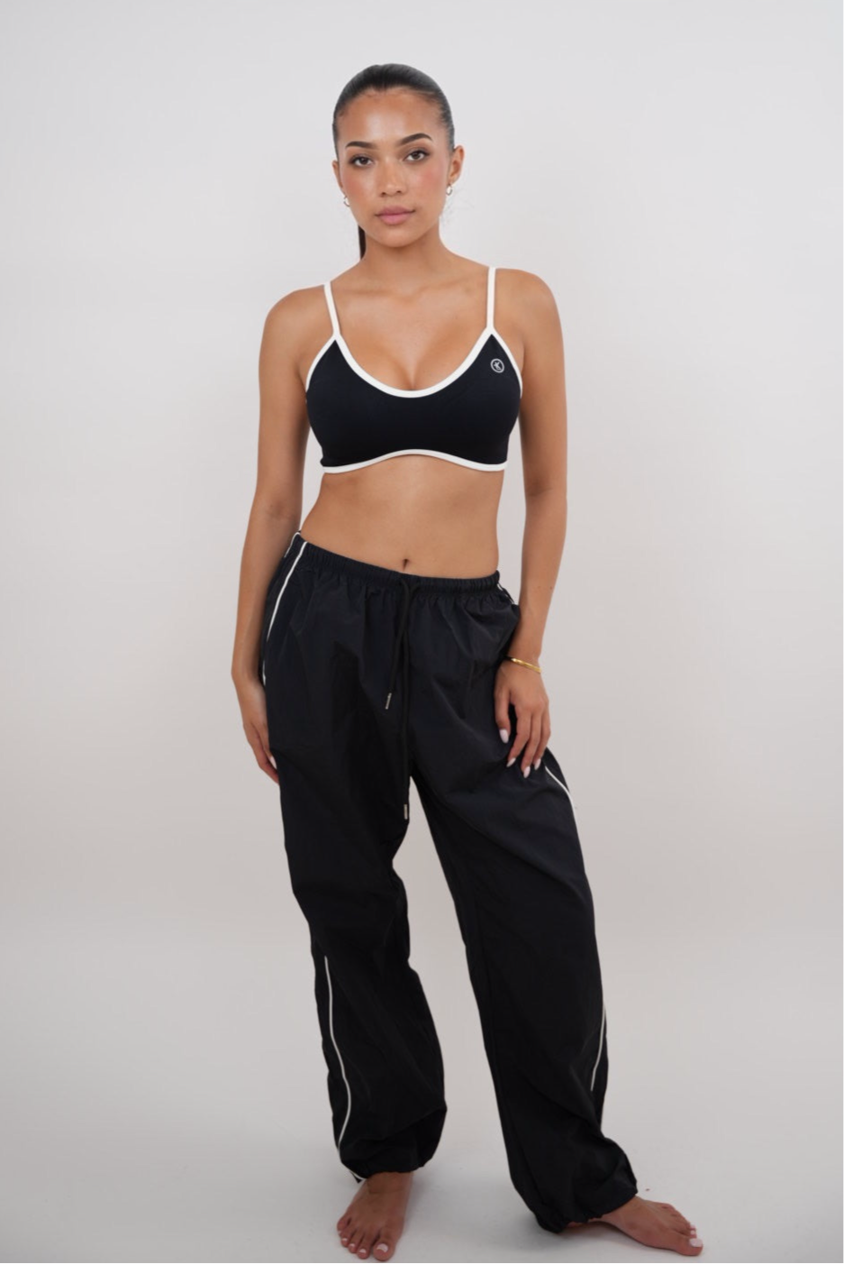I Accept Change with Grace Black Versatile Relaxed Fit Pant 1