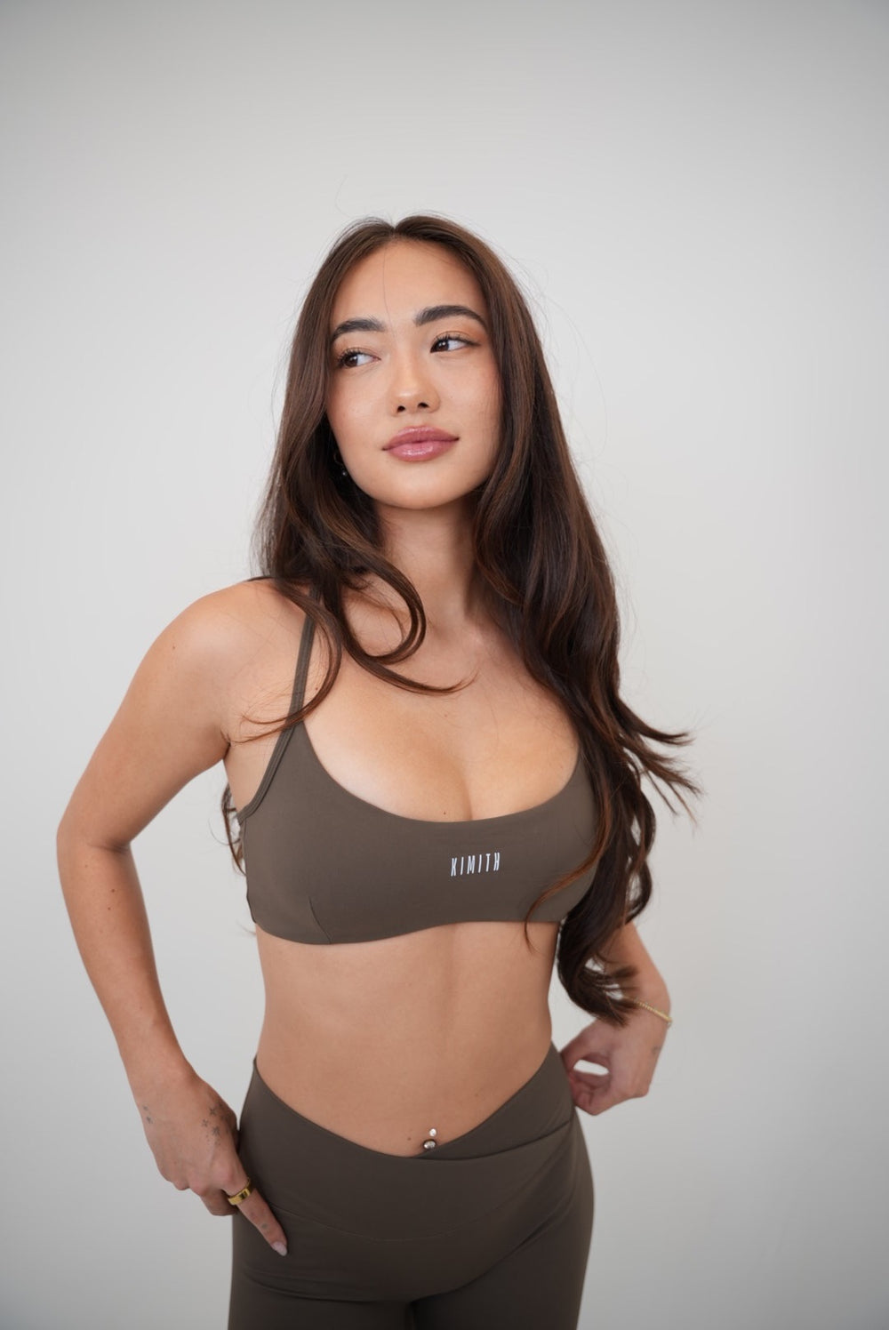 My Time Is Divine Brown Cross-Back Butter Soft Bra 3