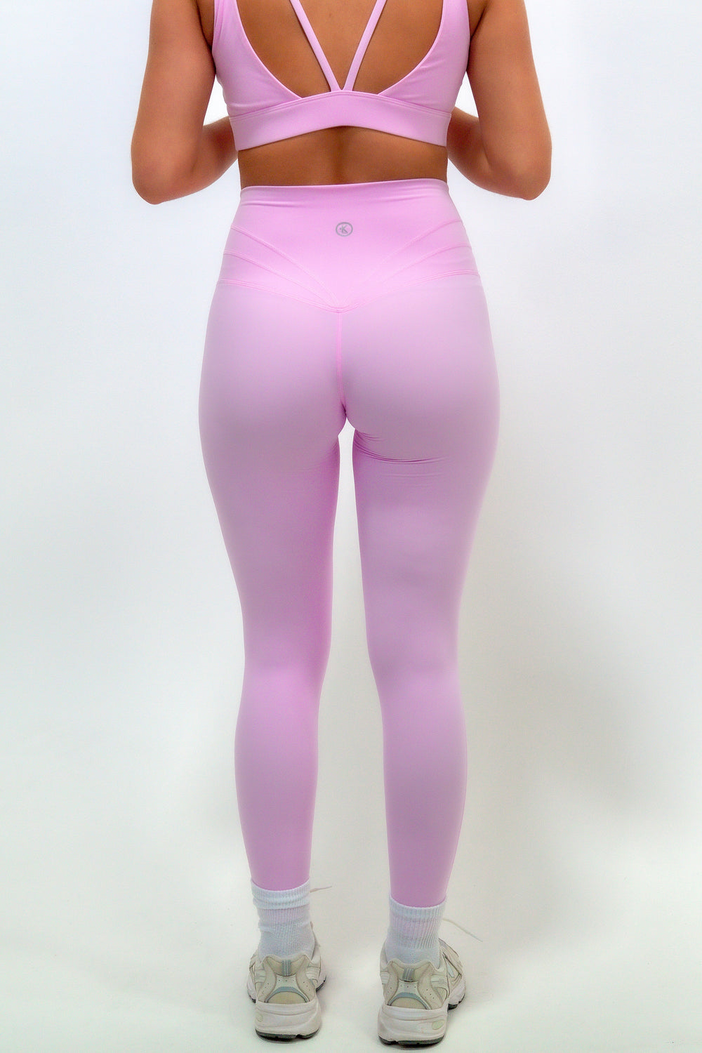 I Am Beautifully Radiant Quick-Dry Butter Pink Yoga Legging 2